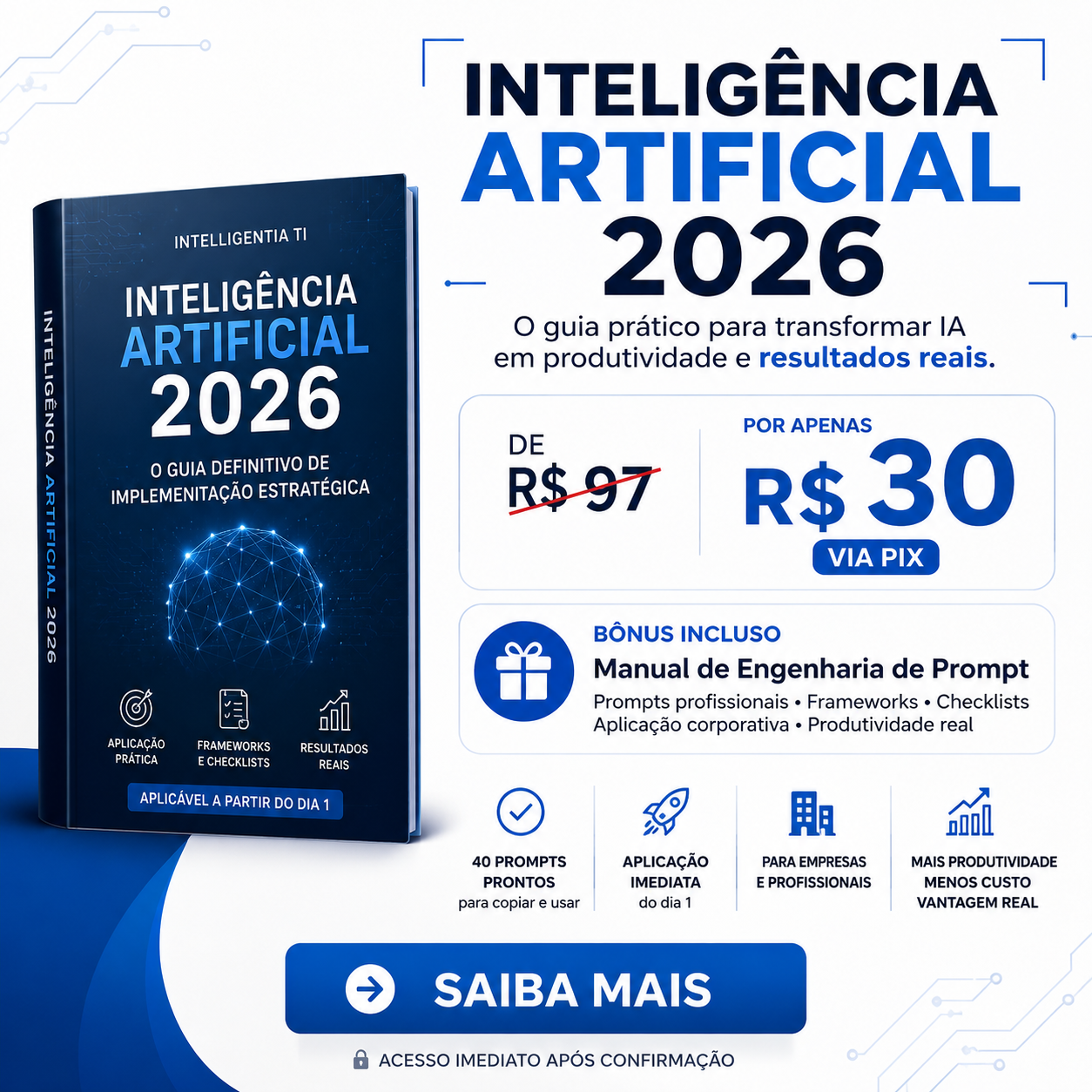 E-book Inteligência Artificial 2026 - Intelligentia TI